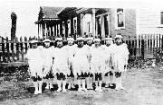 Japanese students, May Day, 1930.