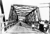 North arm (Marpole) bridge, ca. 1900.