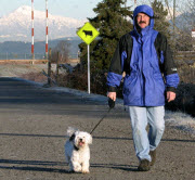 Dog on Leash - West Dyke Trail