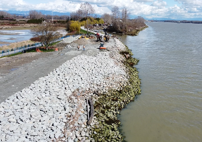 Photo of a Richmond dike