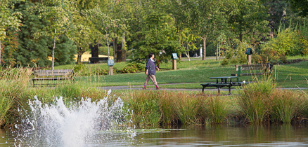 Garden City Park pond