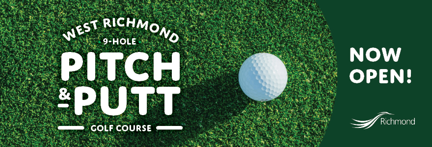 Hero banner - Pitch and Putt now open