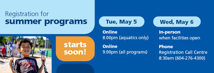 Hero banner - Summer Registration 2026