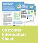 Single-Use Customer Information Sheet