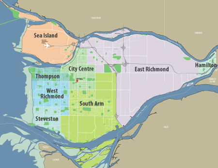 Map Of Richmond Bc City Of Richmond Bc - Parks Overview Map Map Of Richmond Bc City Of Richmond Bc - Parks Overview Map
