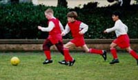 Kids Playing Soccer