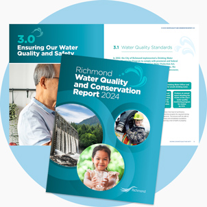 Water Report - circle graphic