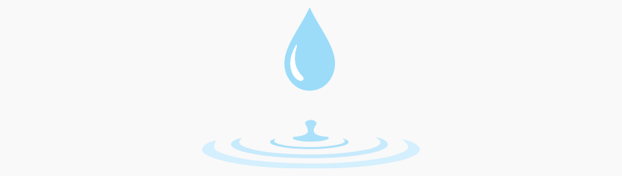 Watermark drop with ripples