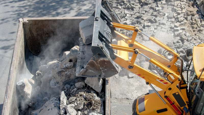 Demolish a building