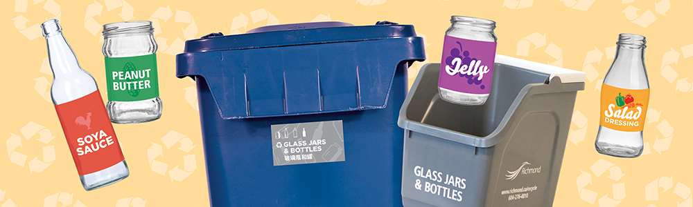 Banner - glass recycling
