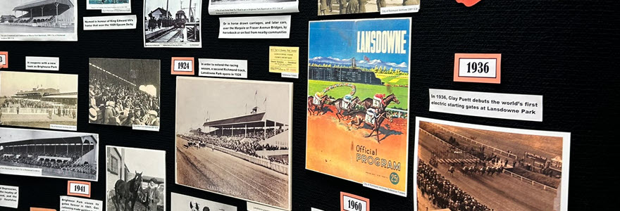 View of an archives display