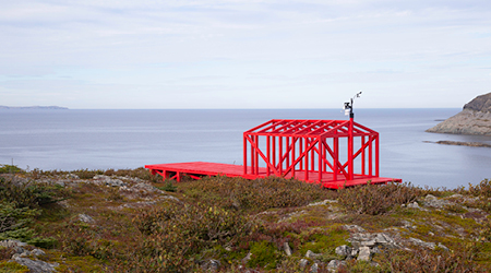 Liam Gillick, A Variability Quantifier, 2022, co-commissioned by the National Gallery of Canada, Ottawa and Fogo Island Arts, Fogo Island.