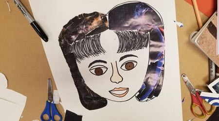 Artwork by Alisa Weng, Art Club at Richmond Public Library.