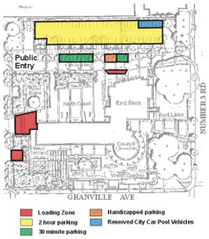 City Hall Surface Area Parking