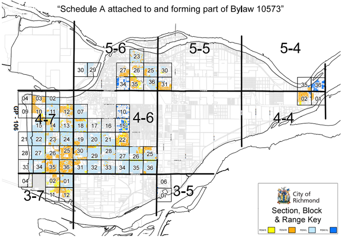 Map - Properties affected by Bill 44 - Small-Scale Multi-Unit 