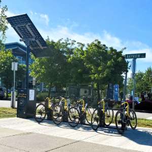 Secure Bike Parking in Steveston