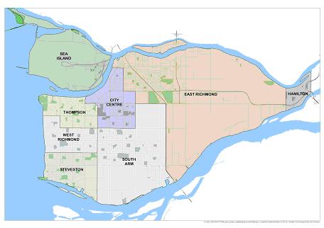 map of richmond bc City Of Richmond Bc Locations Map