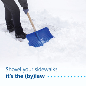 Shovel your sidewalks