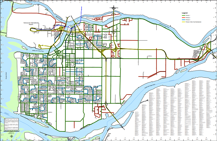 Snow Response Route Map Picture