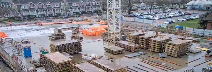 Steveston Community Centre and Library - Site Construction Jan 2025-