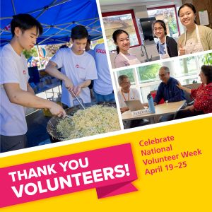 Two female green ambassador volunteers in high visibility vests