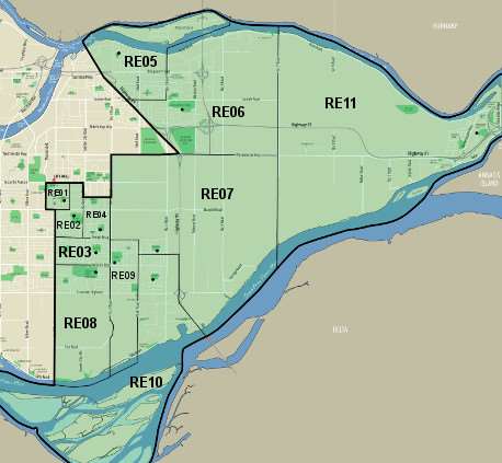 Voting Areas Map