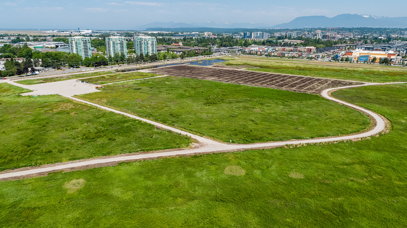 Aerial view to north west from Westminster Hwy