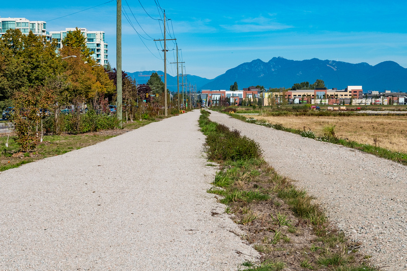 View along Garden City Road looking north