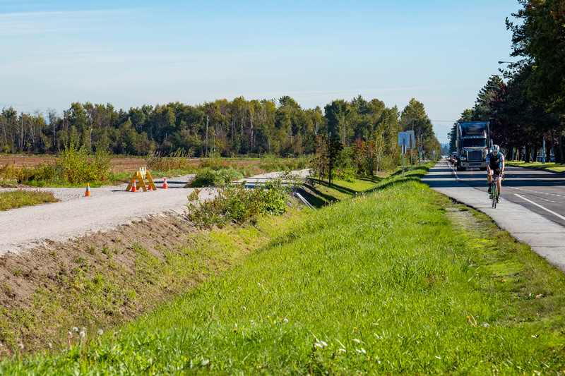 View along Westminster Hwy looking east