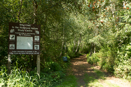 Trail entrance