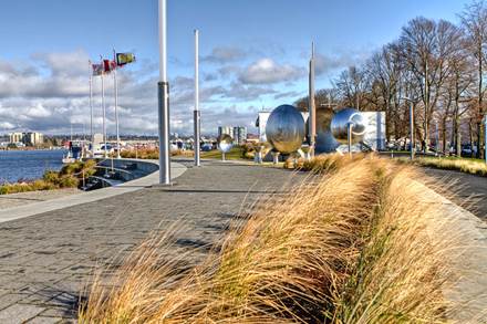 Middle Arm Greenway - Amphitheatre and Sound Garden