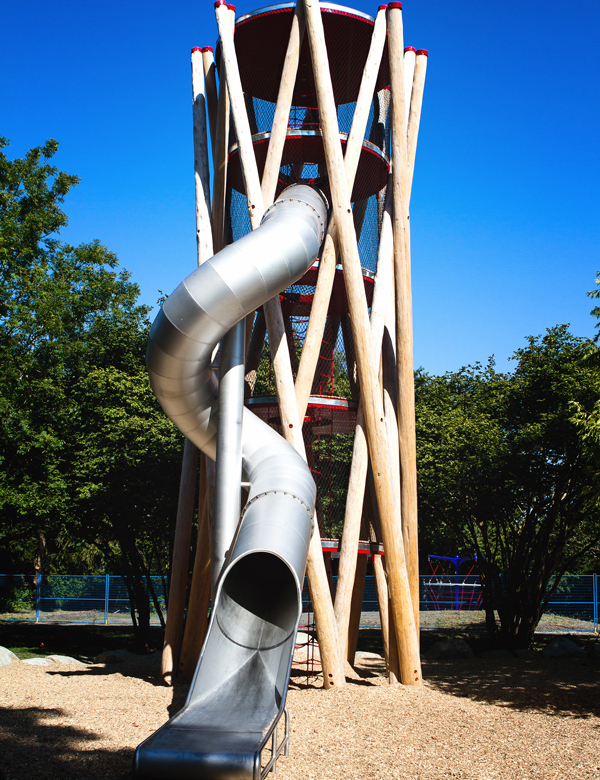 Treehouse and Slide