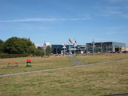 Flight Path Park - view facing north-east