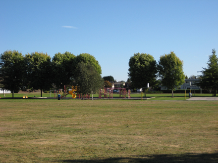 Debeck Neighbourhood Park - view facing south