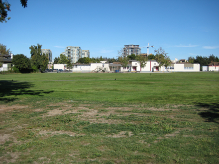 Cook Neighbourhood Park - view facing east