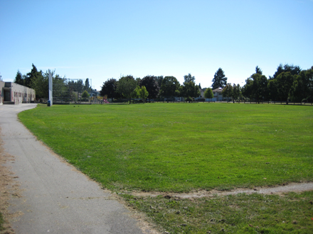 Tait Neighbourhood Park: view facing south-east