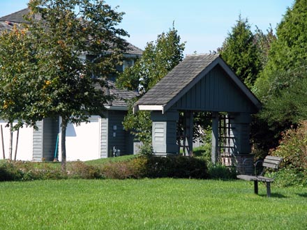 Kilby Park - west facing view toward arbor park entrance