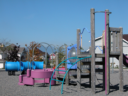 Odlinwood Park - north facing view of playground