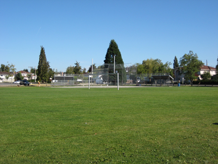 McNair Neighbourhood Park: view facing east