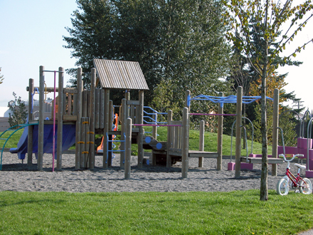 McLean Park - View facing south of playground