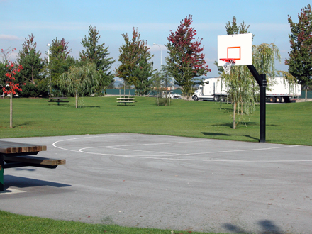 Toyota Mini-Park - View of basketball court, facing north