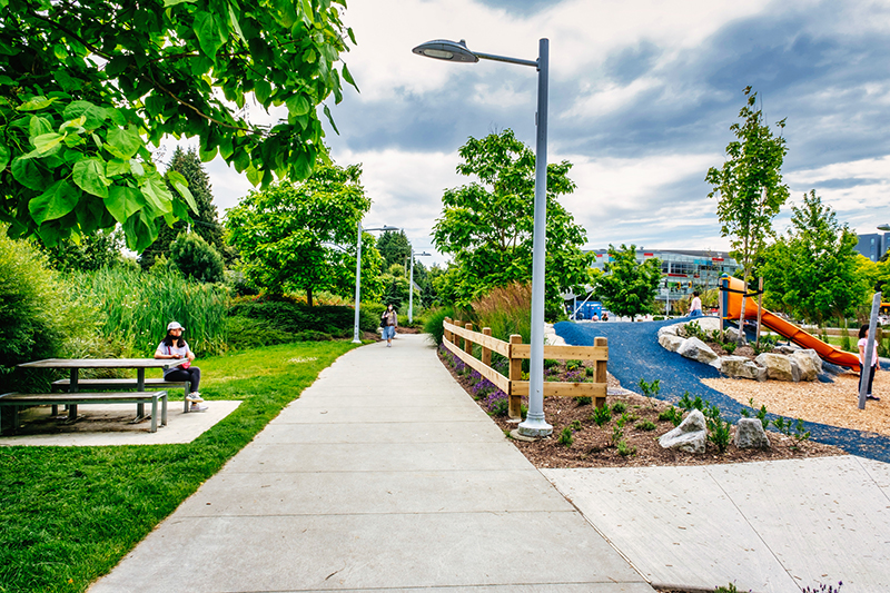 Aberdeen Playground and pathway