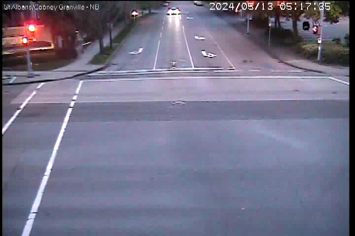 Live Camera Image: Cooney Road at Granville Avenue Northbound