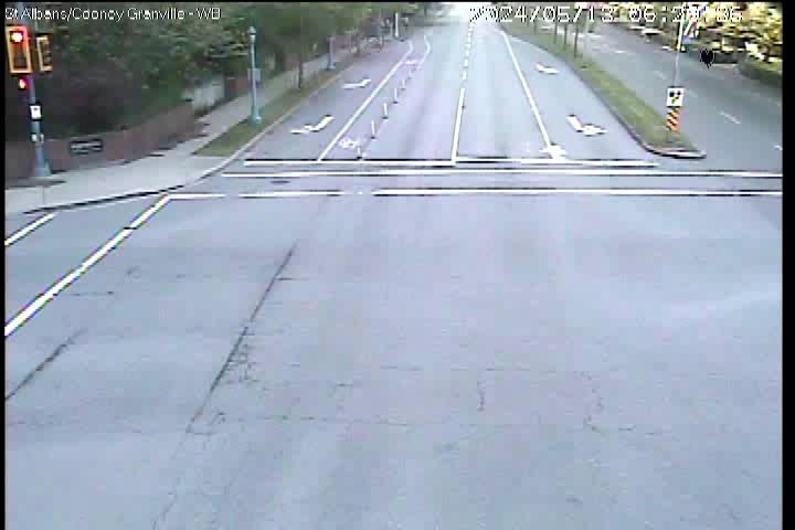 Live Camera Image: St. Albans Road at Granville Avenue Westbound