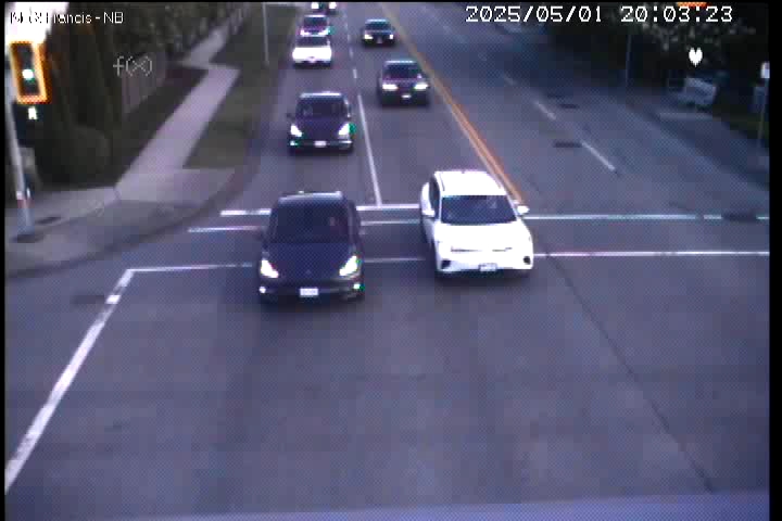 Live Camera Image: No. 2 Road at  Francis Road Northbound