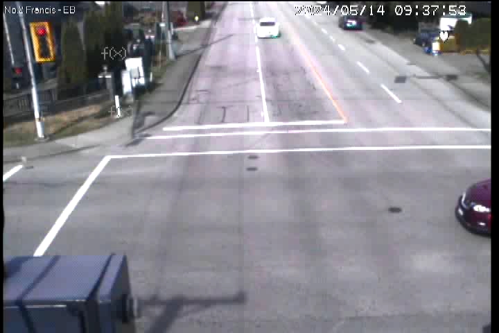 Live Camera Image: No. 2 Road at  Francis Road Eastbound