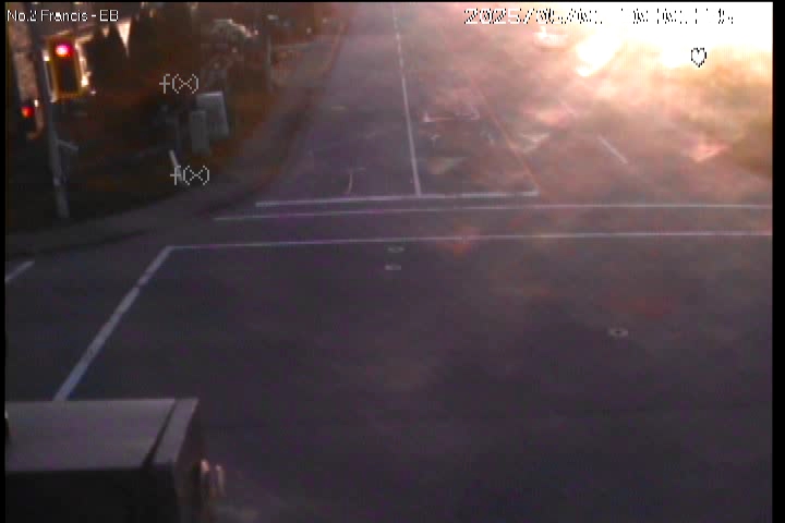 Live Camera Image: No. 2 Road at  Francis Road Eastbound