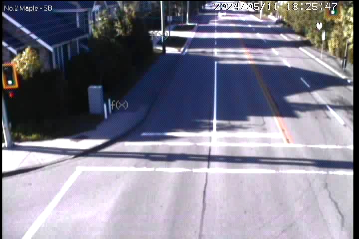 Live Camera Image: No. 2 Road at Maple Road Southbound