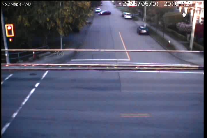 Live Camera Image: No. 2 Road at Maple Road Westbound