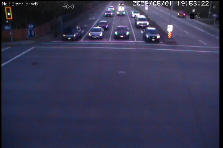 Live Camera Image: No. 2 Road at Granville Avenue Westbound